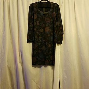 Nally & Millie Black print dress