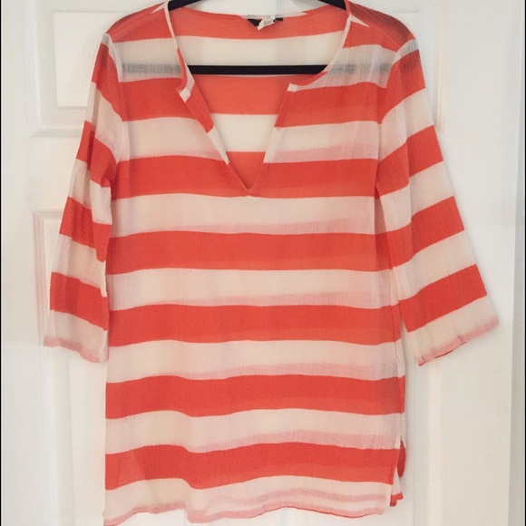 J Crew Striped Tunic
