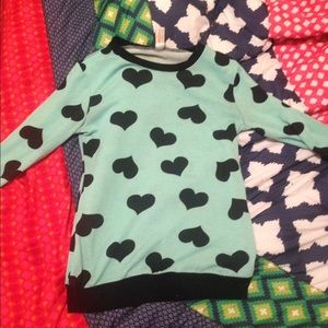 Super cute heart sweater
