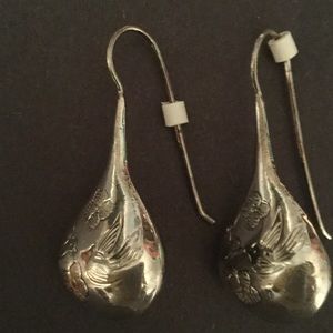 Silver Teardrop Earrings