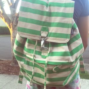 Canvas striped Nixon back pack