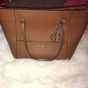 Guess Cognac handbag!