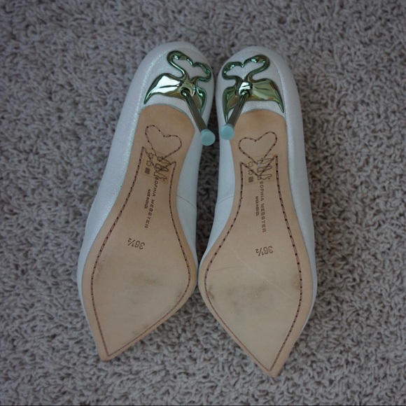 Sophia Webster Coco Glitter-Finished Twill Pumps - Picture 2 of 4