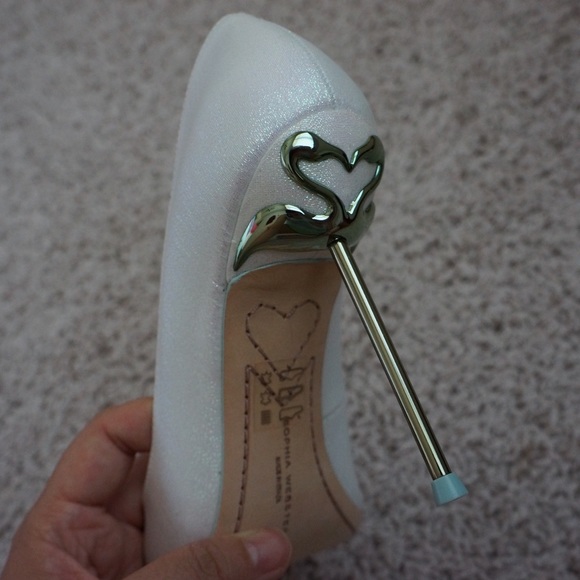 Sophia Webster Coco Glitter-Finished Twill Pumps - Picture 4 of 4