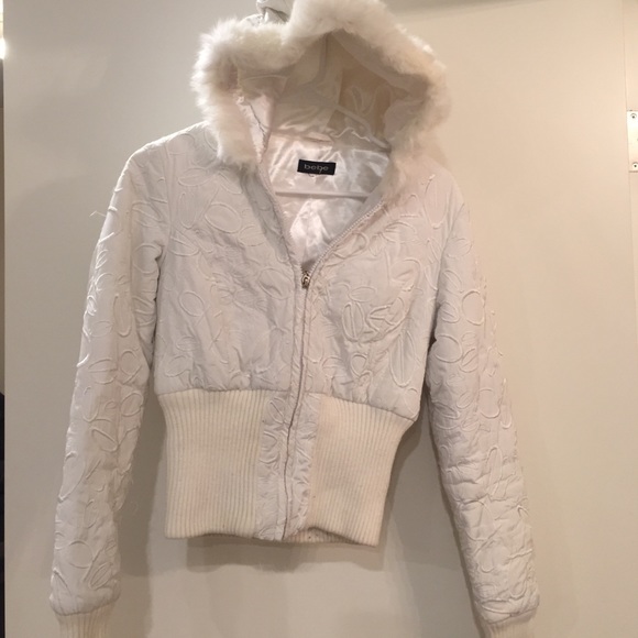 White BeBe puffy coat