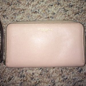 Coach baby pink wallet used