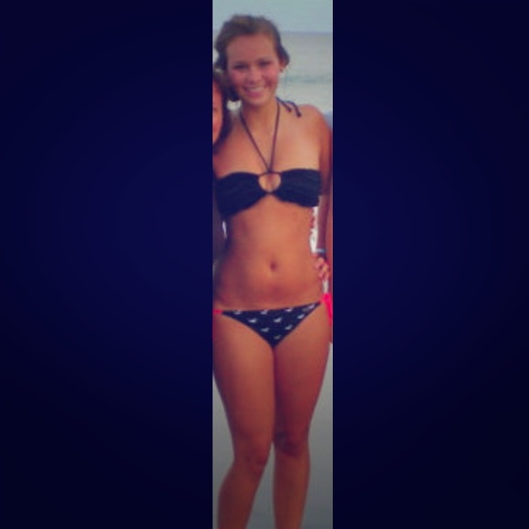 Hollister bandeau bikini top