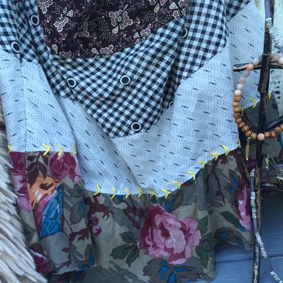 Free People Floral Patchwork Halter Top - Picture 4 of 4