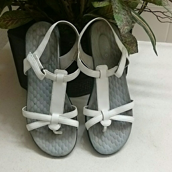 Privo by Clark's white sandals