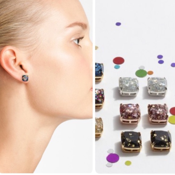 ❤️KATE SPADE 100% Authentic OPAL Glitter studs - Picture 3 of 3