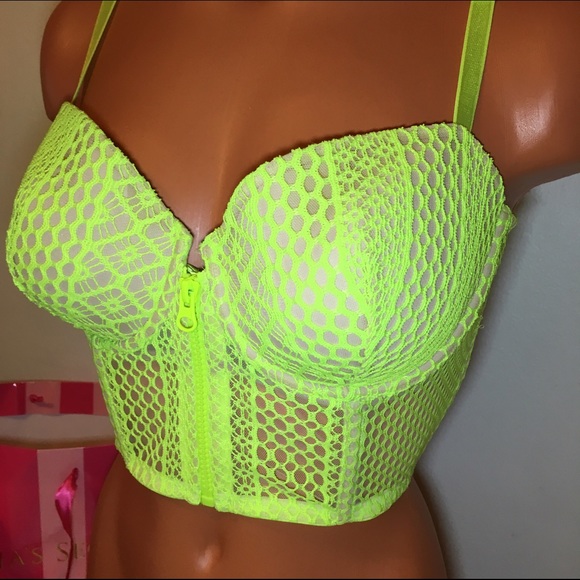 NEW VS FRONT ZIP BUSTIER - Picture 2 of 3