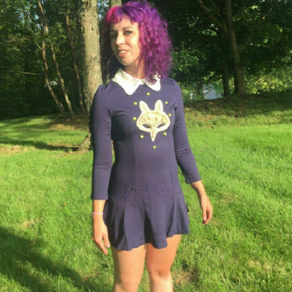 Schoolgirl fox dress