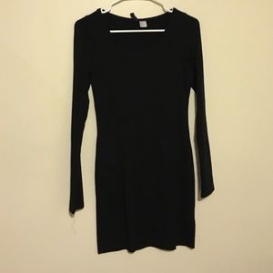 H&M bodycon long sleeve dress