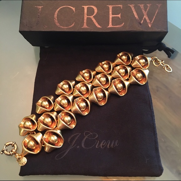 For Haley NWOT Jcrew gold chunky bracelet