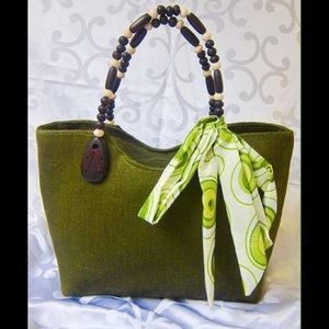 Beach Summer Handbags with Scarf Included
