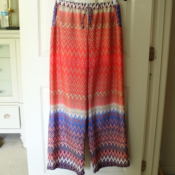 Bohemian palazzo pants