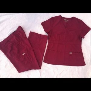 Grey's Anatomy Scrubs Set Cargo Medium