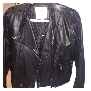 Authentic VIGOSS leather biker jacket