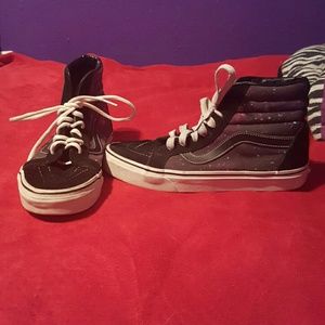 Galaxy print high tops