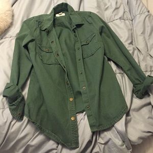 Forever 21 Army-Green (light) Jacket