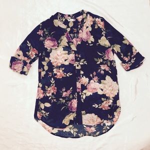 Flowery Portfolio Shirt