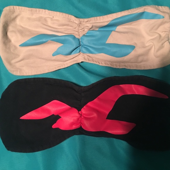 Two Hollister bandeaus