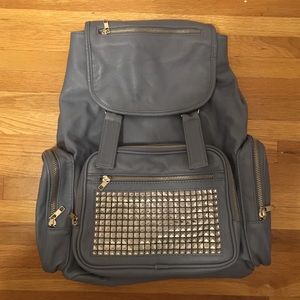 Brand New Blue Studded Backpack