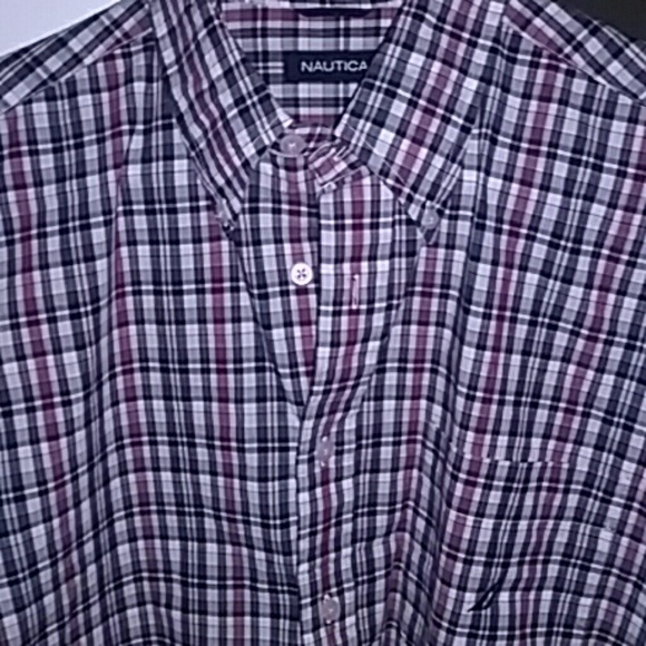 Mens Nautical Button Up
