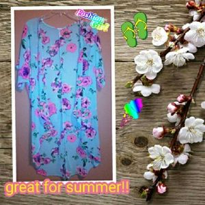 Summery colorful cardigan