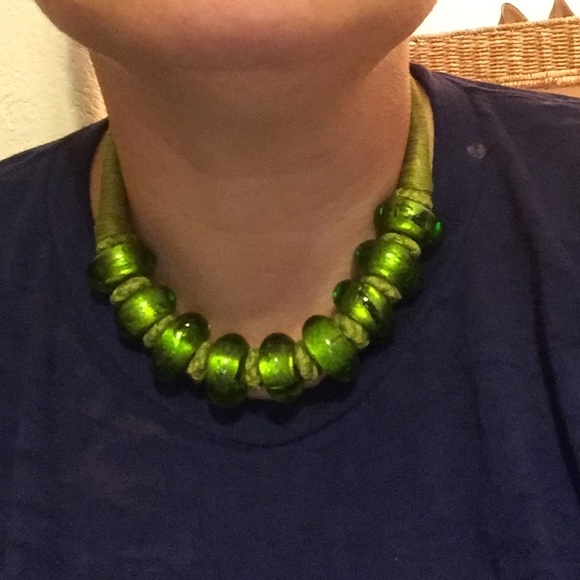 Cool hippie bead necklace