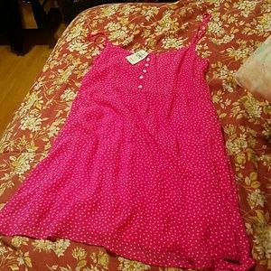 Short pink abercrombie and fitch dress