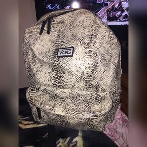 Snakeskin backpack