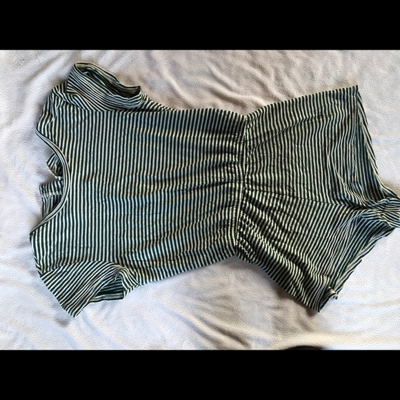 American Apparel Striped Jersey T-Shirt Romper