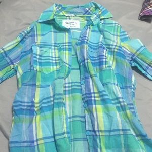 Plaid Button down Aeropostale shirt