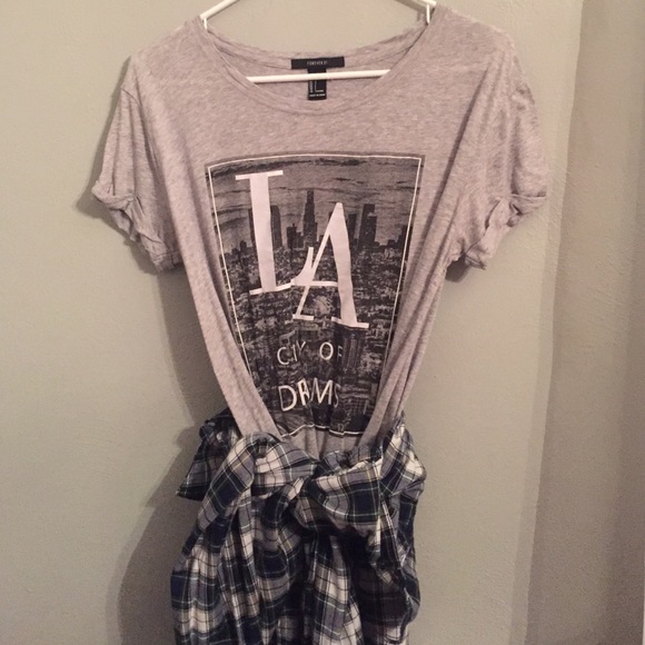 Flannel and a t-shirt from forever 21!:)