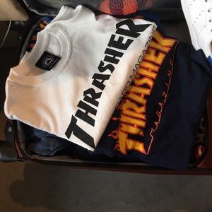 Two Thrasher Tees (No lower price no swap)