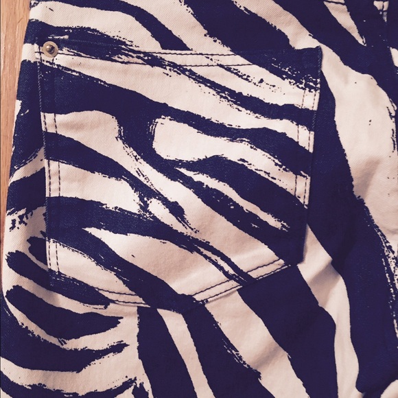 Zebra print 5 pocket jeans - Picture 3 of 3
