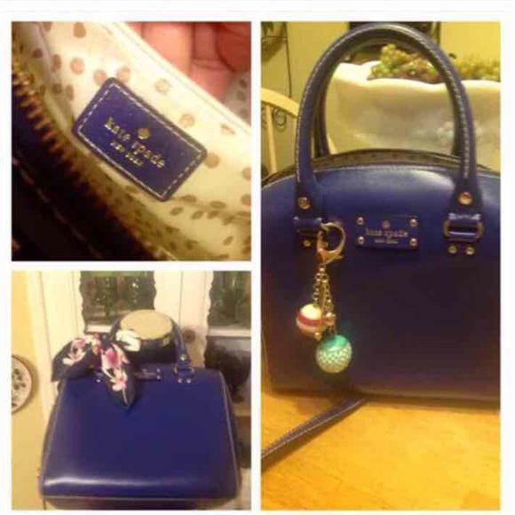 kate spade Handbags - X SOLD Kate Spade Wellesley Alessa Holiday Blue X