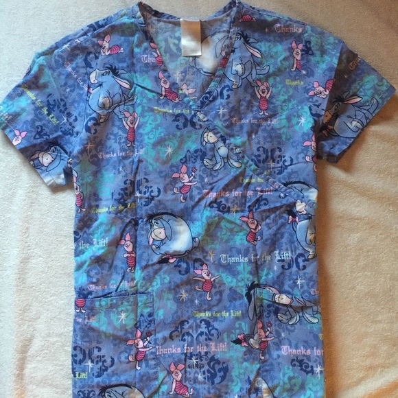 Disney Scrub Top Small