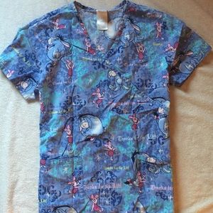 Disney Scrub Top Small