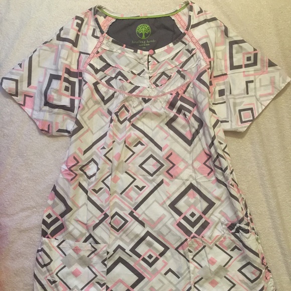 Healing Hands Scrub Top