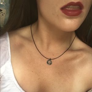 Jesus Cross Dark Silver.