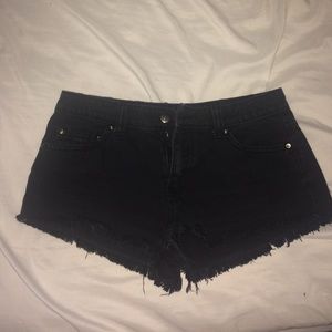 Black shorts