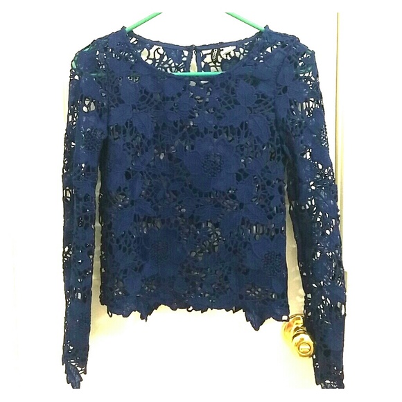 H&M crochet lace top