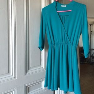 Pretty teal Lush dress from Nordstrom