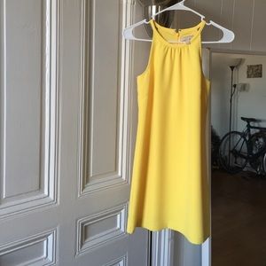 Bright sophisticated yellow dress