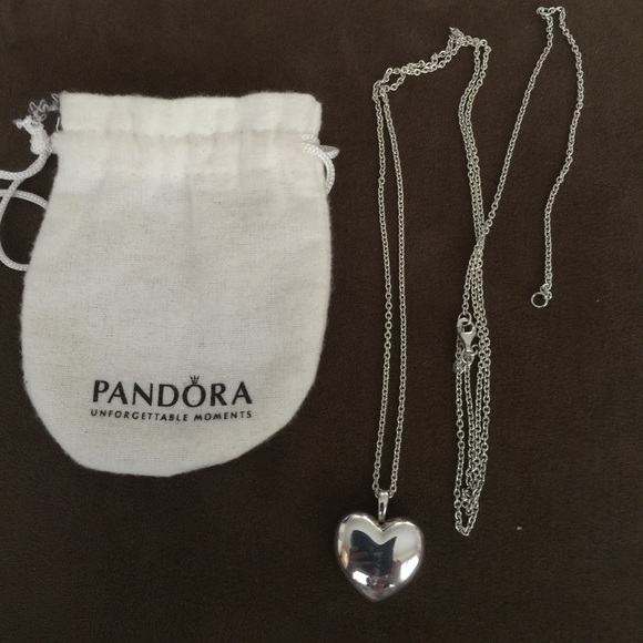 heart locket necklace pandora
