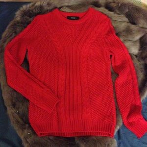 Red Knit Sweater