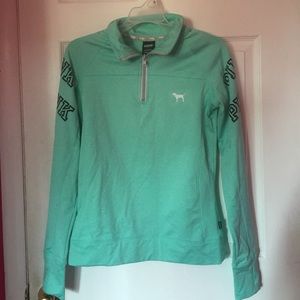 Pink ultimate half zip