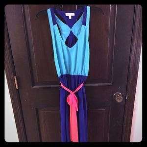 Color block Maxi dress!
